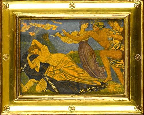 Artist Joseph Southall: Bacchus and Ariadne, circa 1912