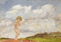 Artist Charles Sims: Pan, circa 1916